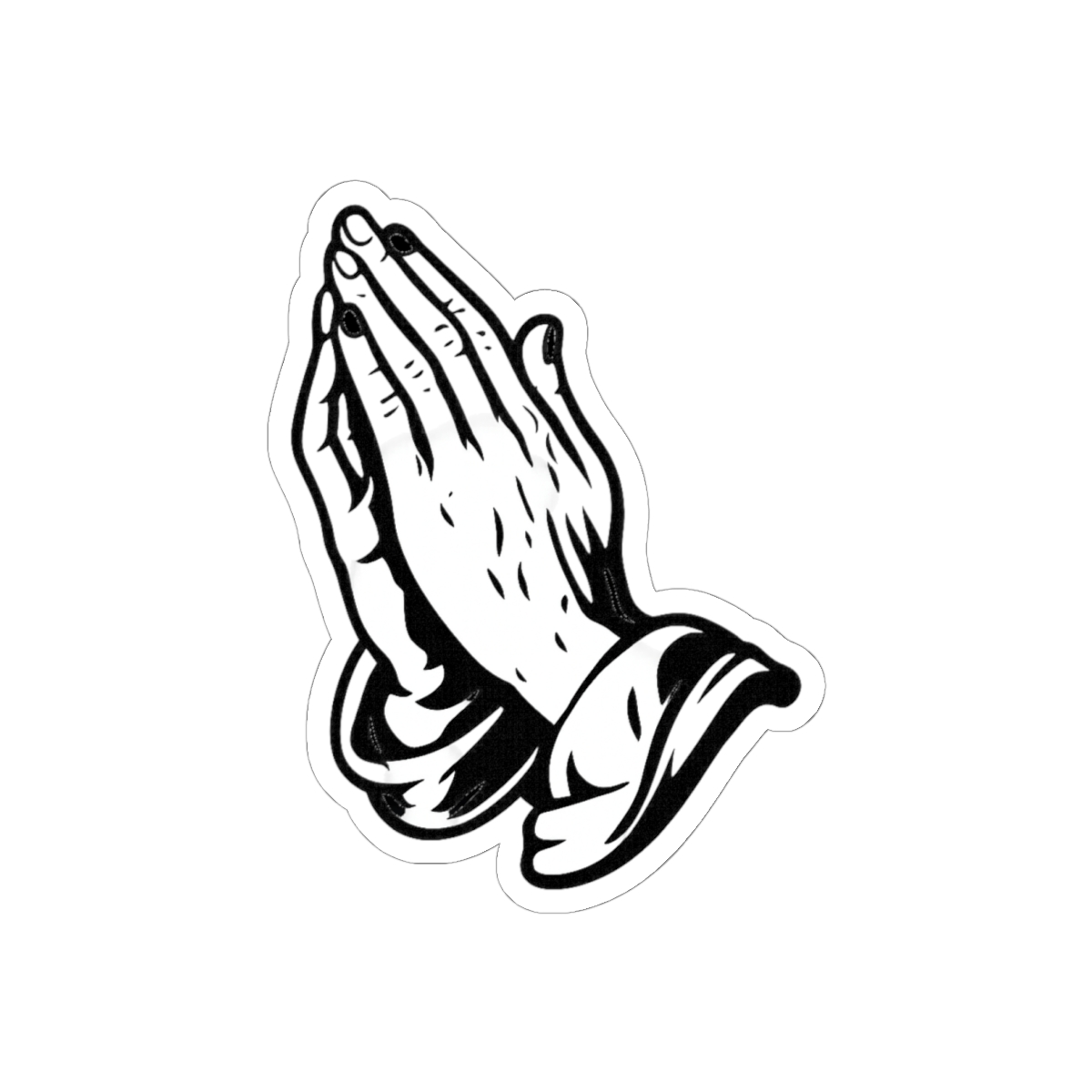 Drake Praying Hands Logo Sticker | Bold Hip-Hop Vinyl Decal